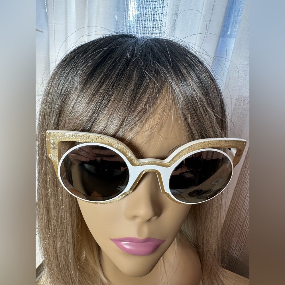 Fendi Glittering Gold Sunglasses